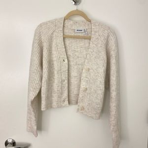 Weekday Light Heather Grey Cardigan